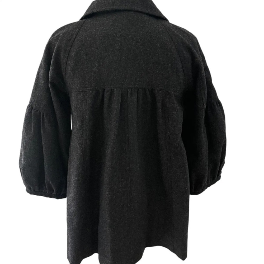 Free People Wool Coat Jacket Womens Sz Small Heather Gray Lined - Picture 3 of 9